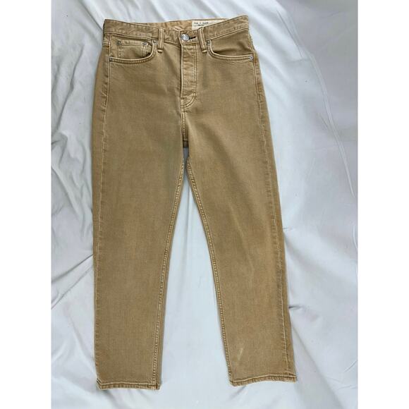 Rag & Bone Tan Denim Jeans pants 29 - Picture 1 of 6